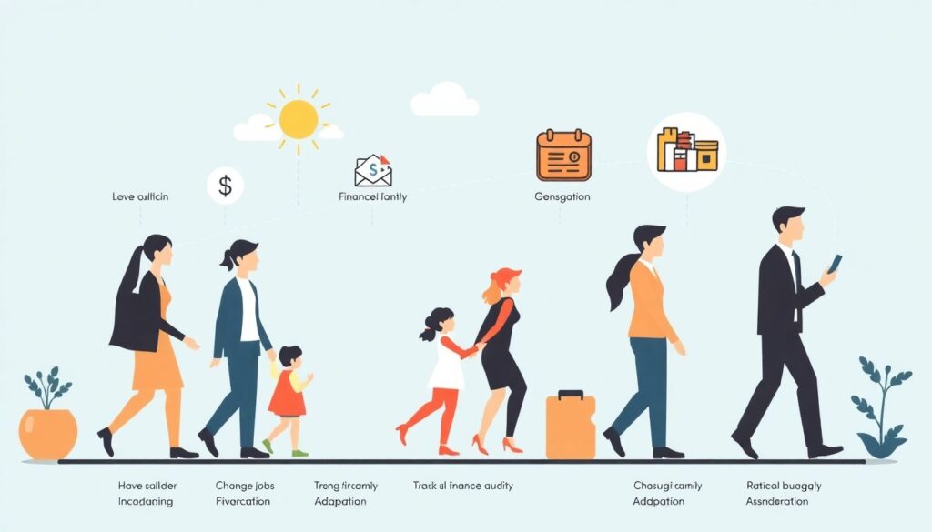 Финансовые цели для каждого этапа семейной жизни - иллюстрация