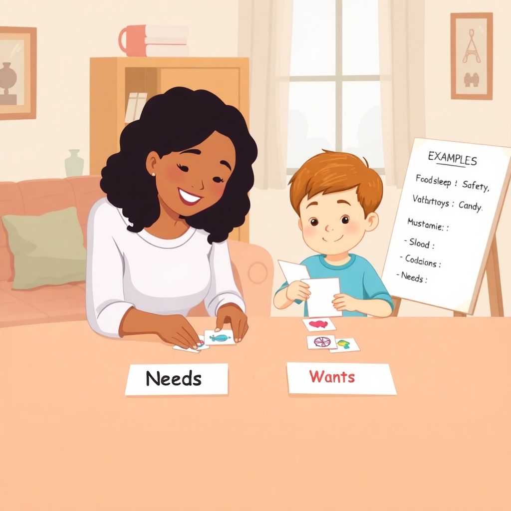 Как научить ребенка отличать потребности от желаний