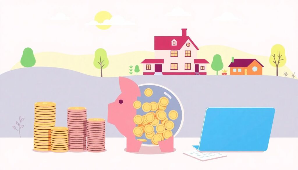 Как накопить на дачу или загородный дом - иллюстрация