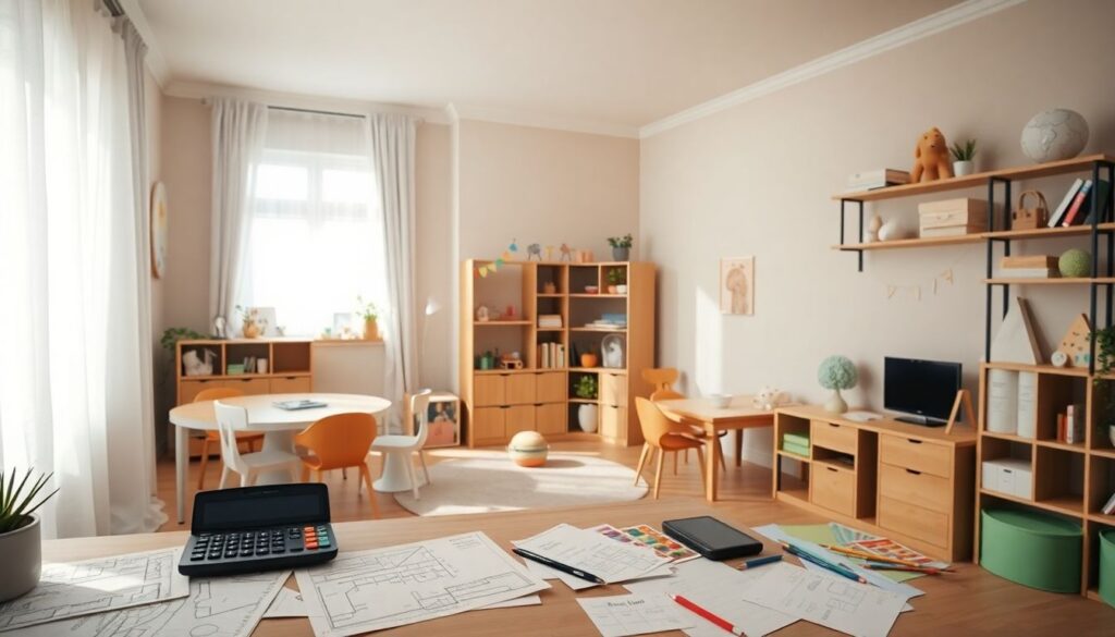 Как составить бюджет на ремонт в детской комнате - иллюстрация