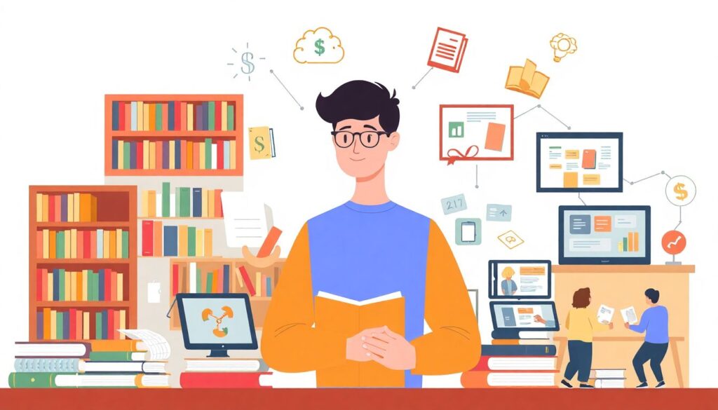 Как экономить на книгах и учебниках - иллюстрация