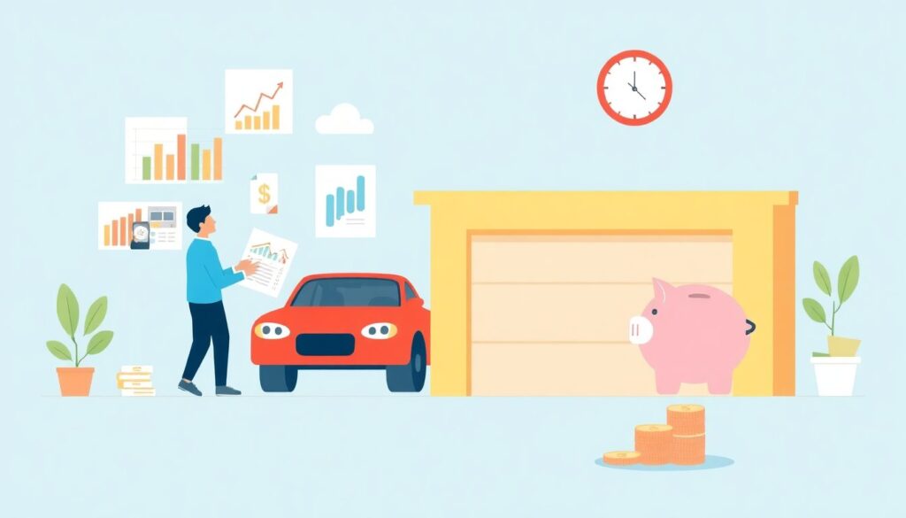 Как накопить на гараж или парковочное место - иллюстрация