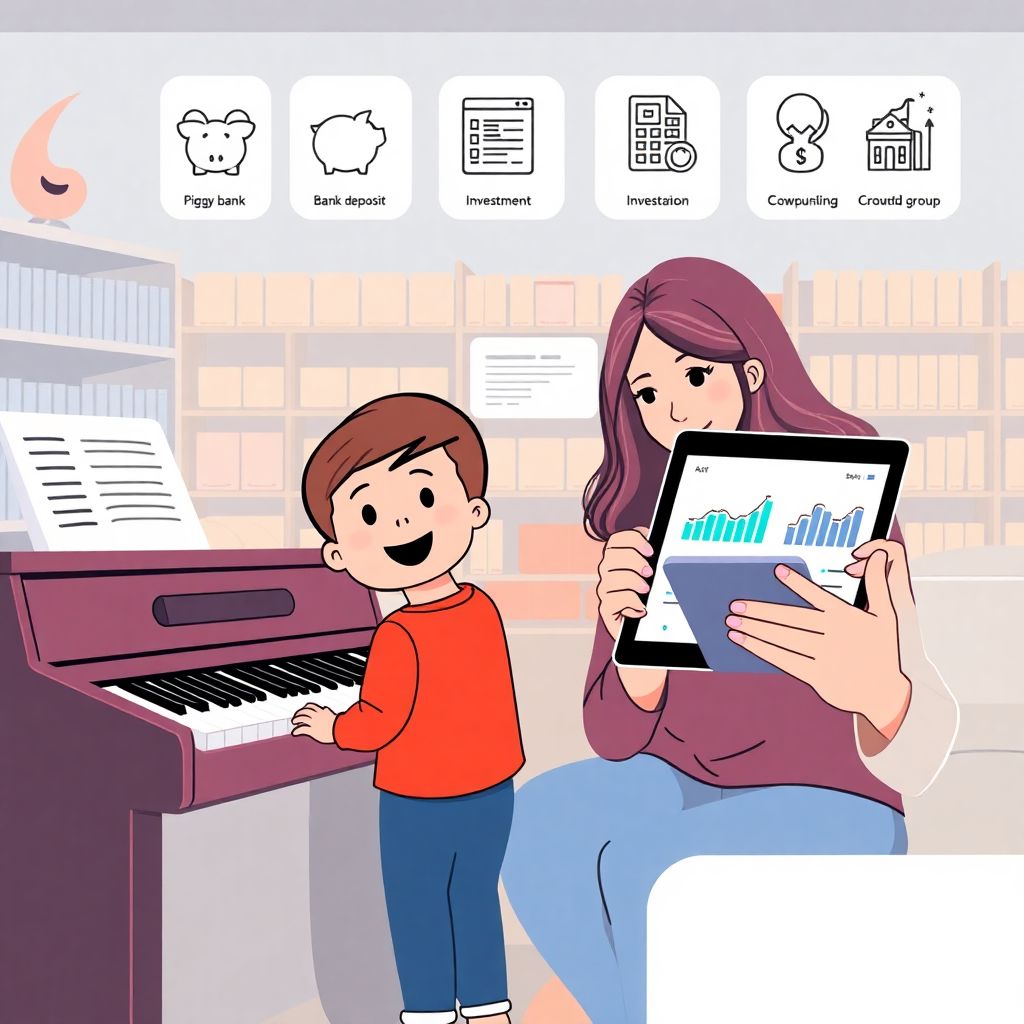 Как накопить на музыкальный инструмент для ребенка