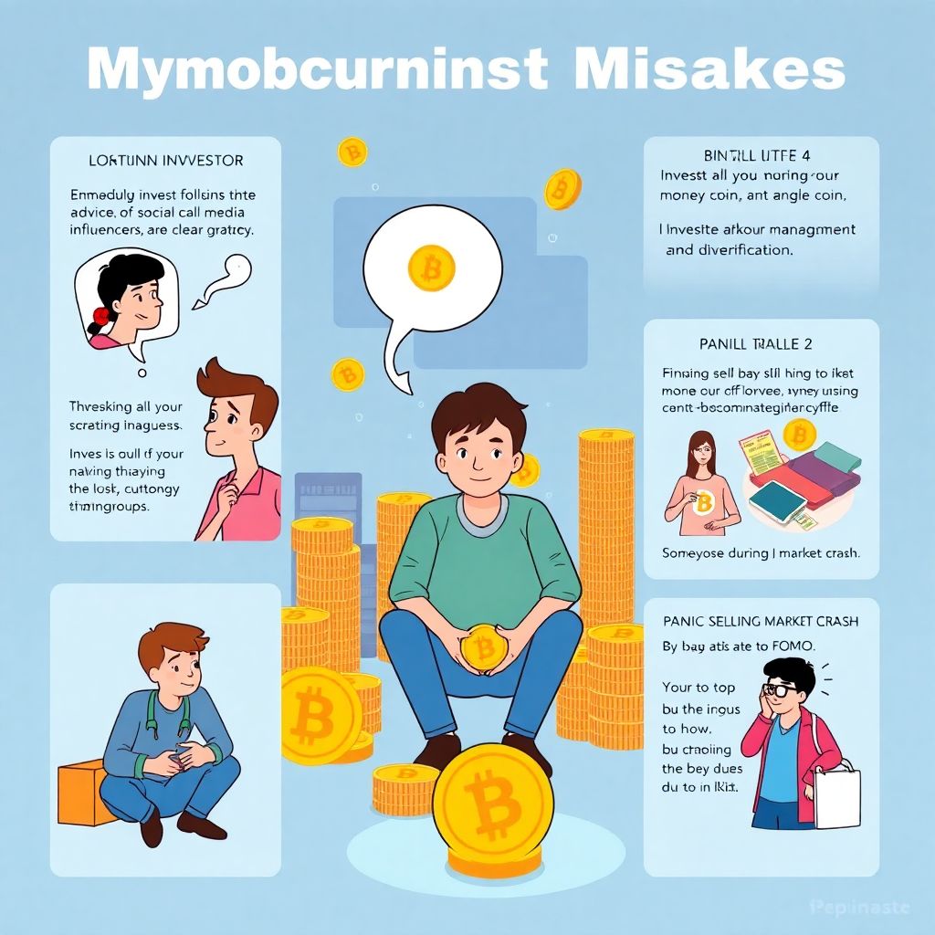 Финансовые ошибки при инвестировании в криптовалюту