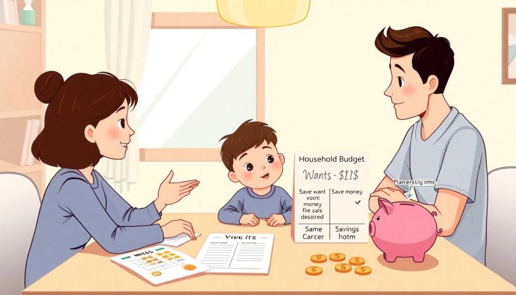 Как научить ребенка ставить финансовые цели - иллюстрация