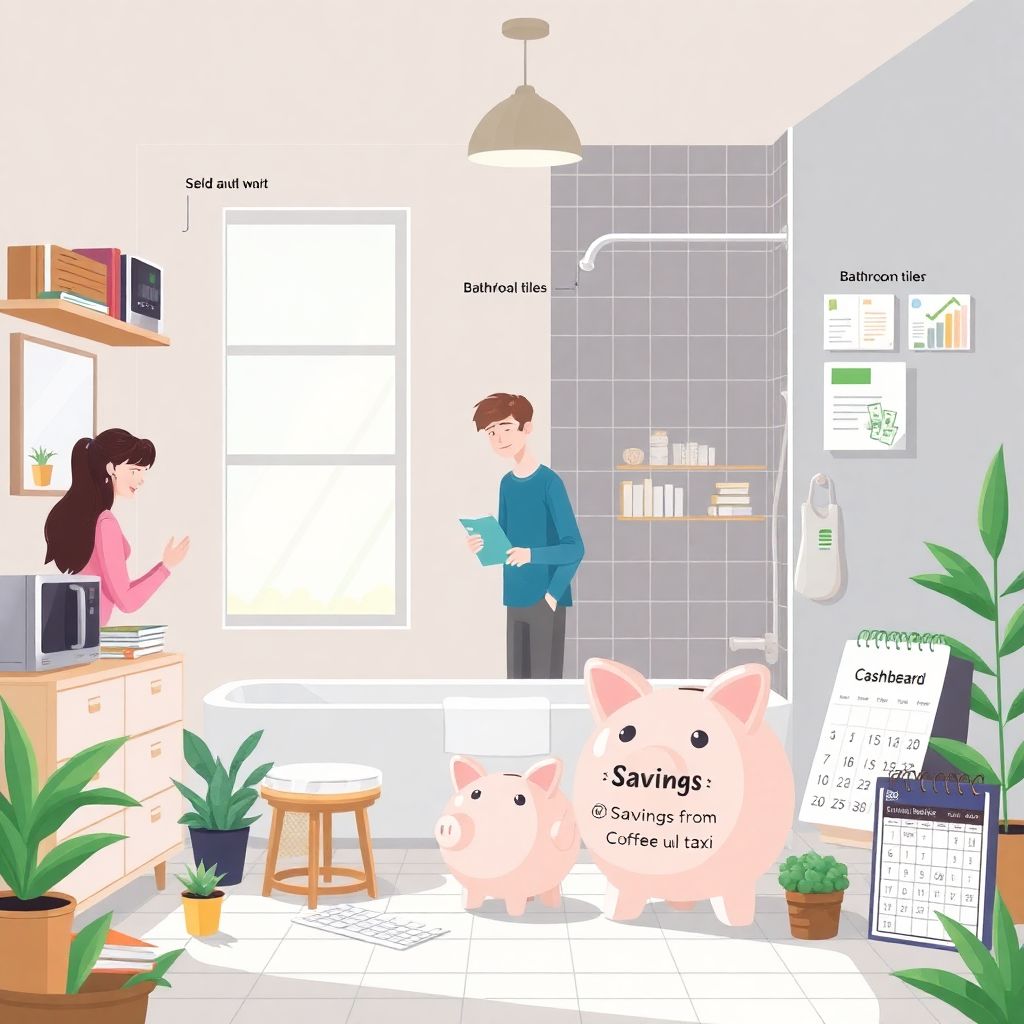 Как накопить на ремонт в ванной