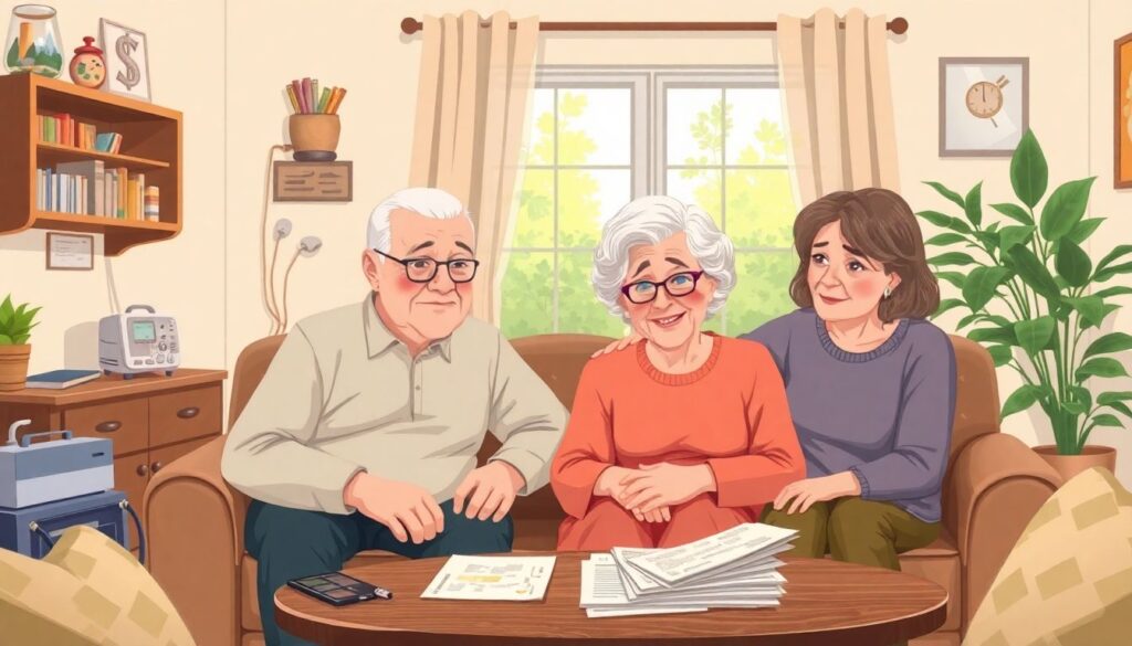 Финансовые аспекты ухода за пожилыми родителями - иллюстрация