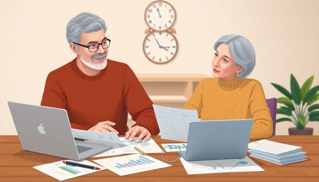 Финансовое планирование для пар с большой разницей в возрасте - иллюстрация