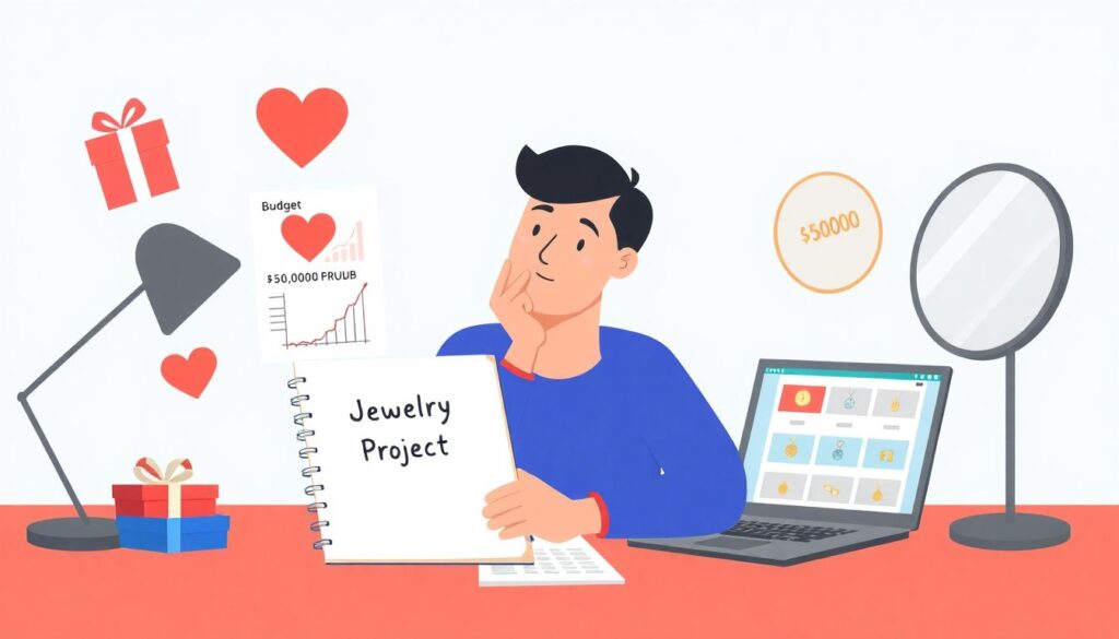 Бюджет на покупку ювелирных украшений: как правильно рассчитать расходы Как составить бюджет на покупку ювелирных украшений - иллюстрация