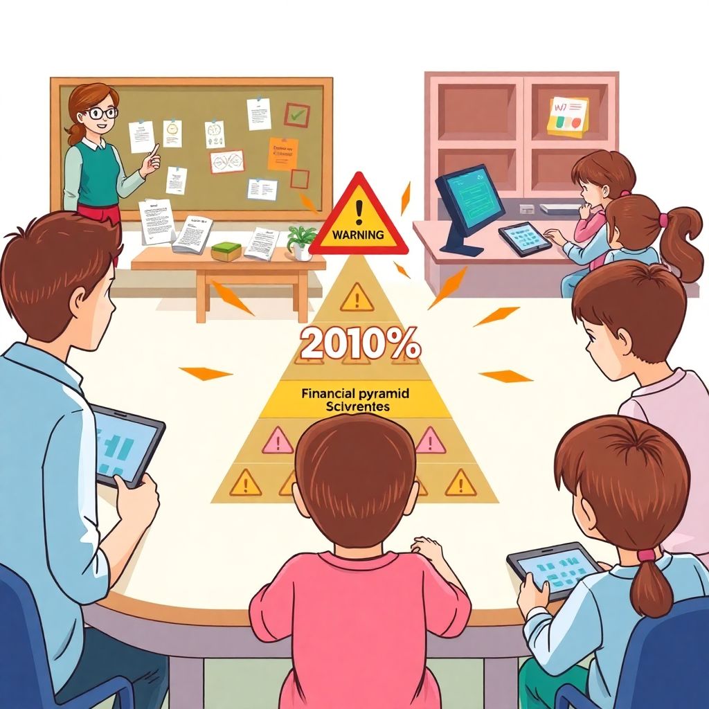 Как научить ребенка распознавать финансовые пирамиды