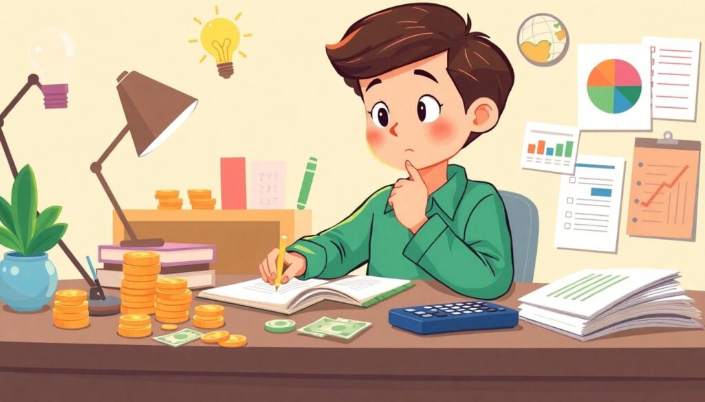 Как научить ребенка учитывать доходы и расходы для финансовой грамотности Как научить ребенка вести учет своих доходов и расходов - иллюстрация