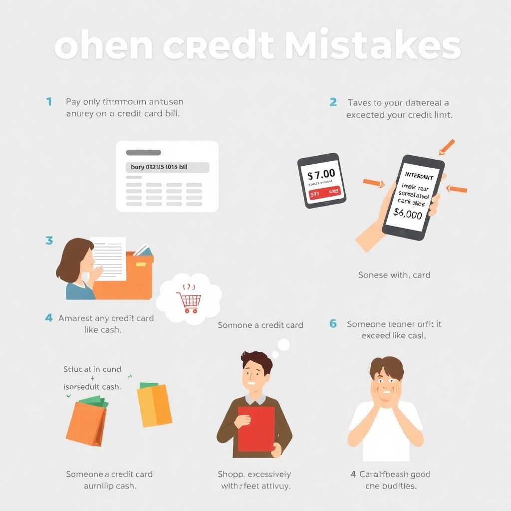 Финансовые ошибки при использовании кредитных карт и как их избежать Финансовые ошибки при использовании кредитных карт