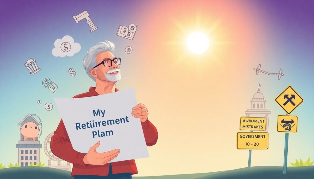 Финансовые ошибки при планировании пенсии - иллюстрация