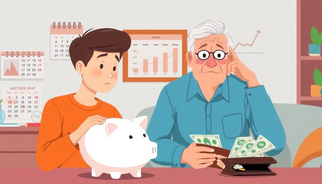 Финансовые ошибки при планировании пенсии - иллюстрация