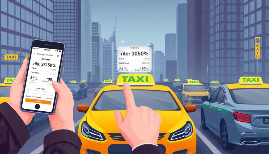 Как экономить на такси - иллюстрация