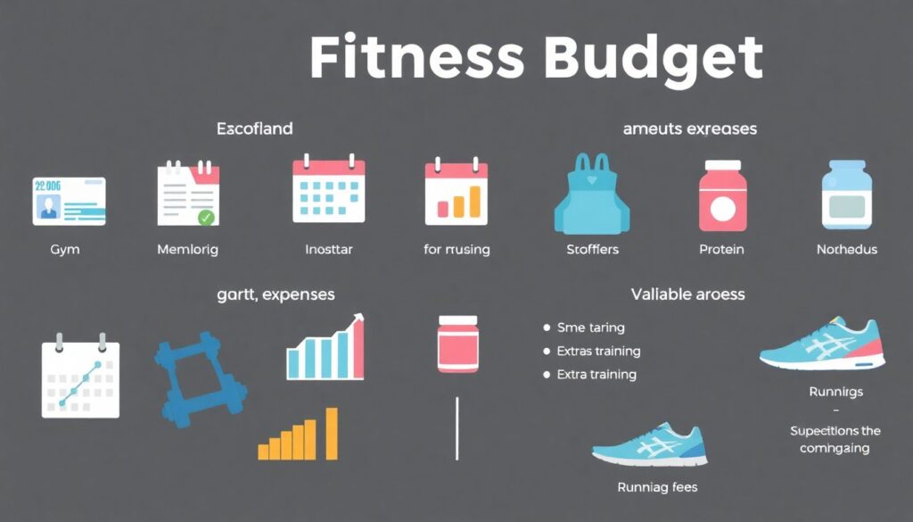 Как составить бюджет на занятия спортом - иллюстрация