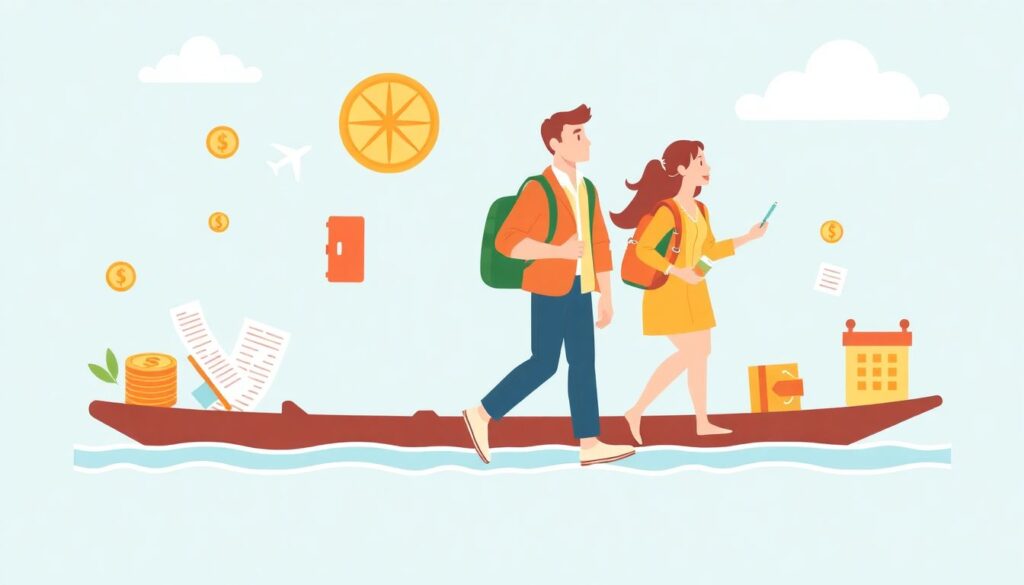 Финансовое планирование для семейных путешественников: как управлять бюджетом в поездках Финансовое планирование для семей, которые часто путешествуют - иллюстрация