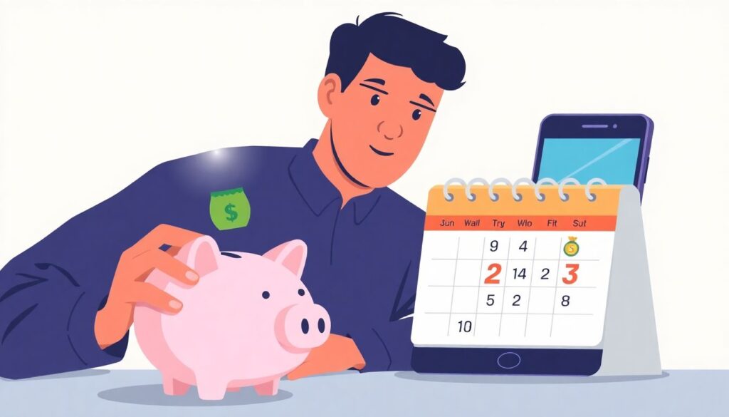 Как накопить на новый телефон - иллюстрация