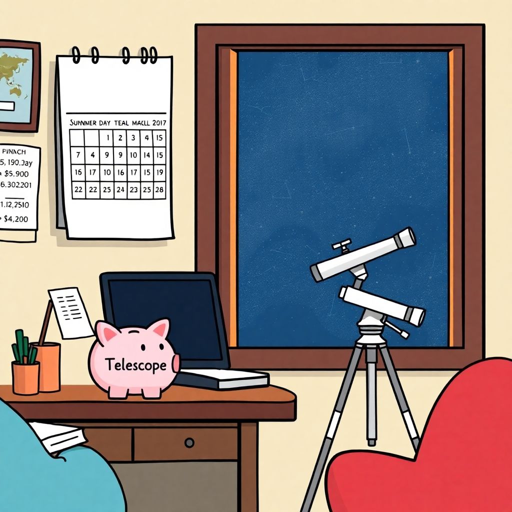 Как накопить на телескоп быстро и без лишних затрат из личного бюджета Как накопить на телескоп