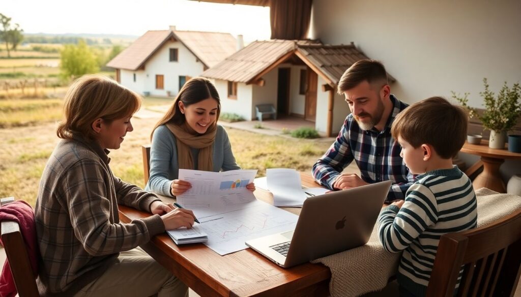Финансовое планирование для семей, которые хотят переехать в деревню - иллюстрация