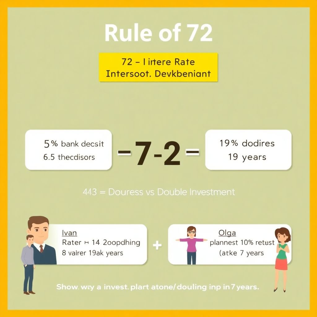 Правило 72 для инвесторов: как быстро оценить срок удвоения вложений Что такое правило 72 для инвесторов