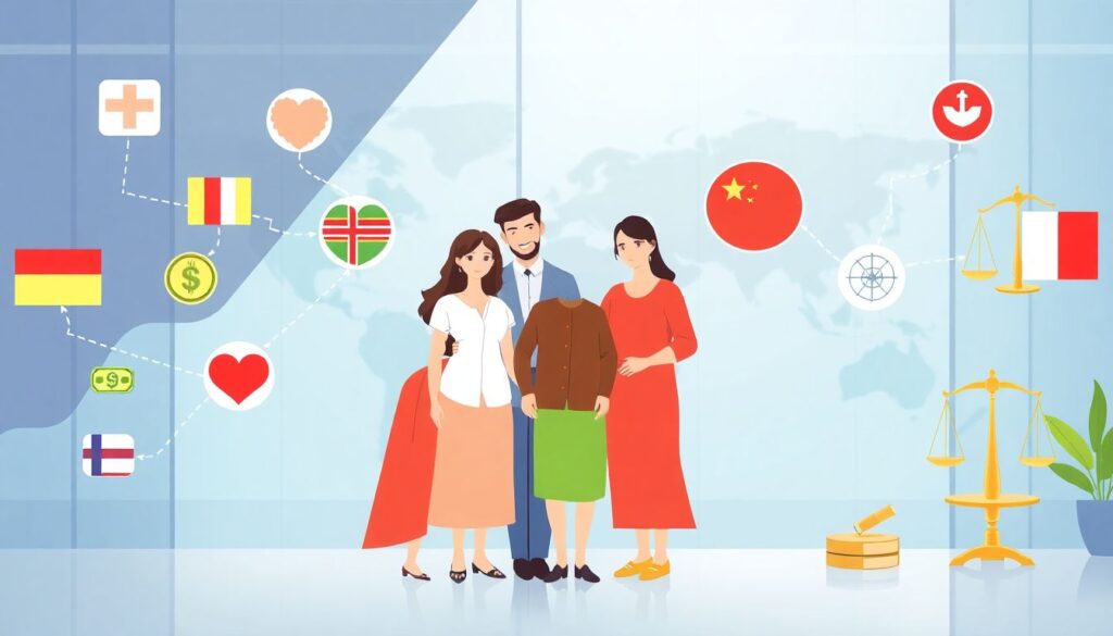 Финансовое планирование для семей с супругами из разных стран: советы экспертов Финансовое планирование для семей, где супруги из разных стран - иллюстрация