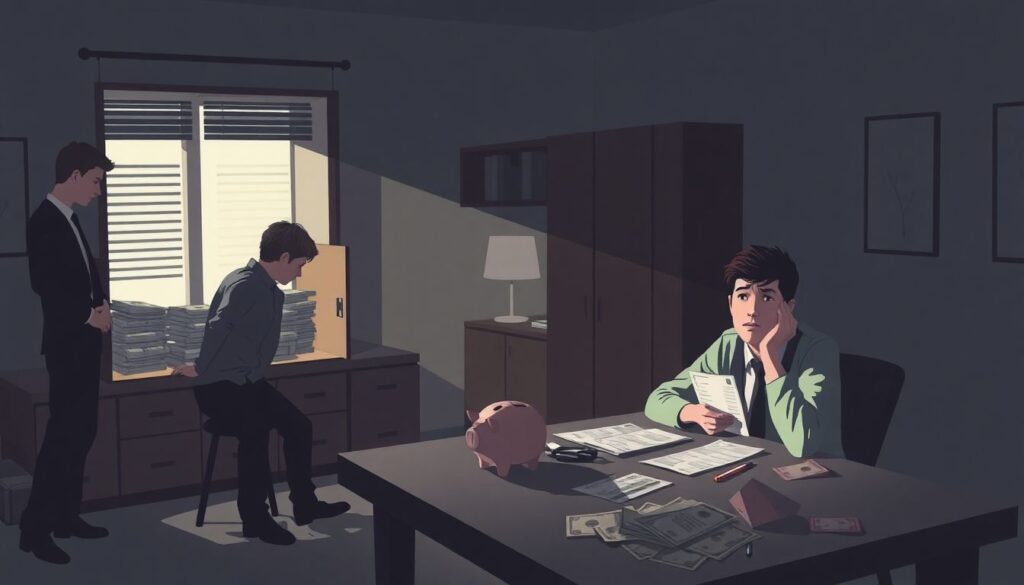 Финансовый саботаж в отношениях: что это и как влияет на доверие партнёров Что такое финансовый саботаж в отношениях - иллюстрация