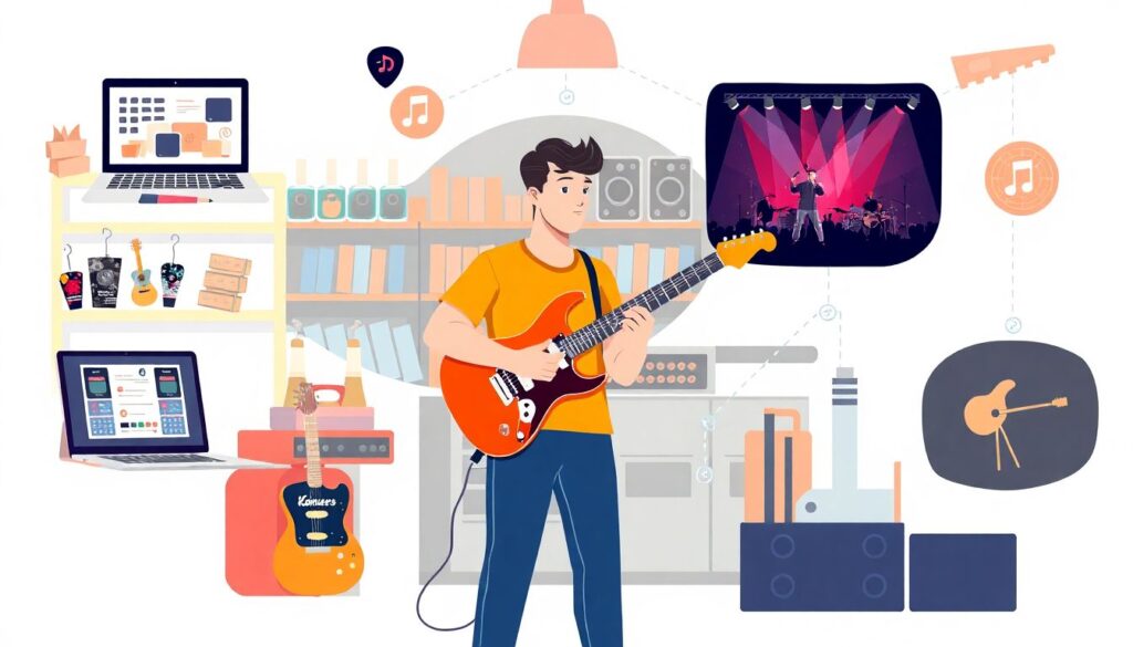 Как составить бюджет на покупку электрогитары - иллюстрация