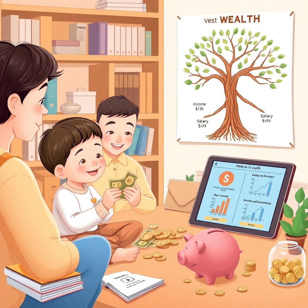 Как научить ребенка понимать разницу между богатством и доходом