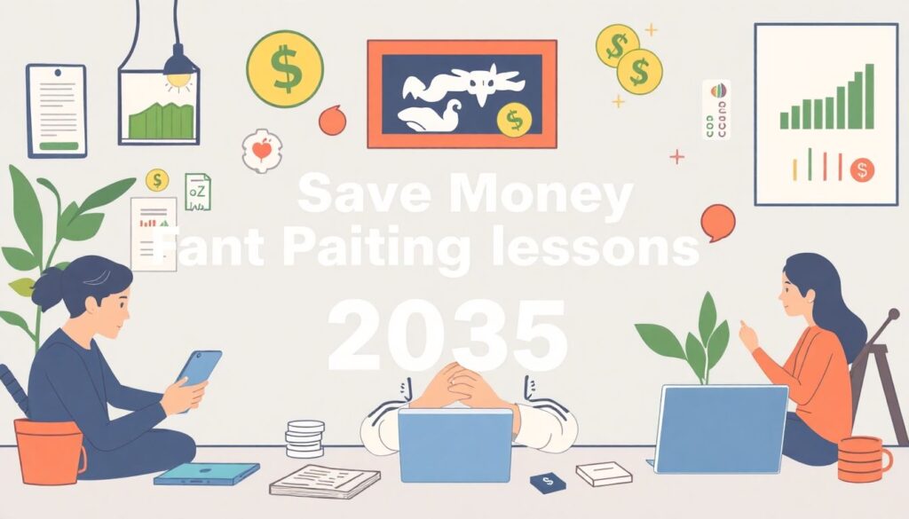 Как накопить на уроки живописи и не выйти за рамки семейного бюджета Как накопить на уроки живописи - иллюстрация