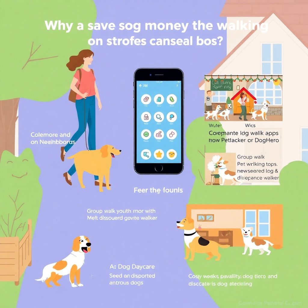 Как экономить на услугах по выгулу собак