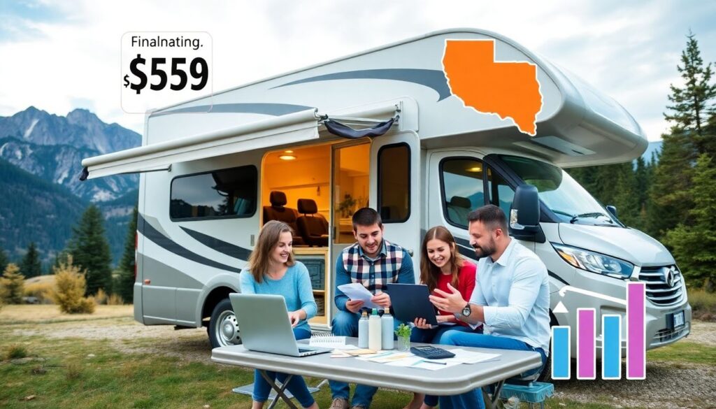 Финансовое планирование для семей, которые живут в доме на колесах - иллюстрация