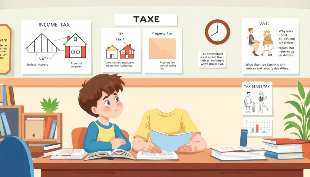 Налоги для детей: как объяснить ребенку, зачем платить налоги и что это такое Как научить ребенка понимать, что такое налоги и почему их нужно платить - иллюстрация