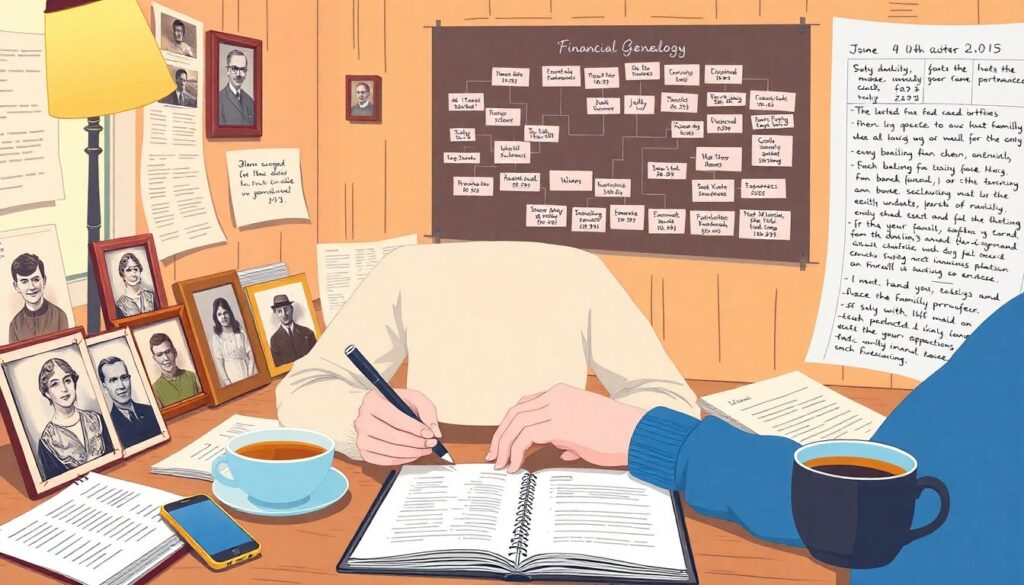 Финансовая генеалогия — что это и как она помогает понять денежные привычки семьи Что такое финансовая генеалогия - иллюстрация