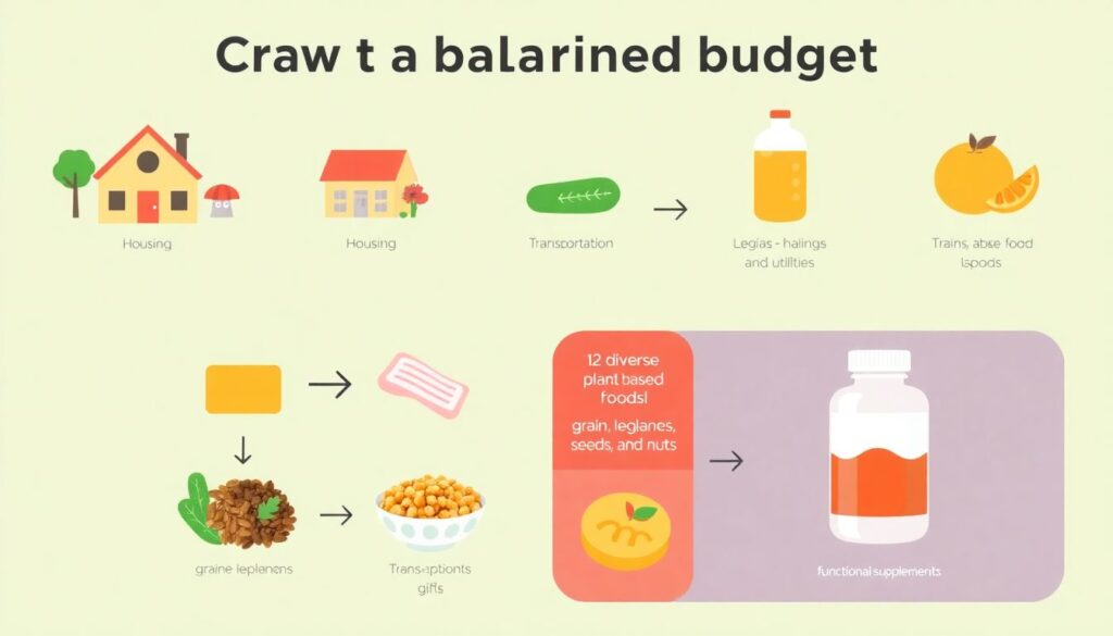 Финансовое планирование для вегетарианских семей: как эффективно управлять бюджетом Финансовое планирование для семей, которые придерживаются вегетарианства - иллюстрация