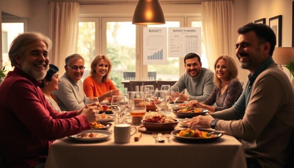 Финансовое планирование для семей, часто принимающих родственников в гостях Финансовое планирование для семей, которые часто принимают у себя родственников - иллюстрация