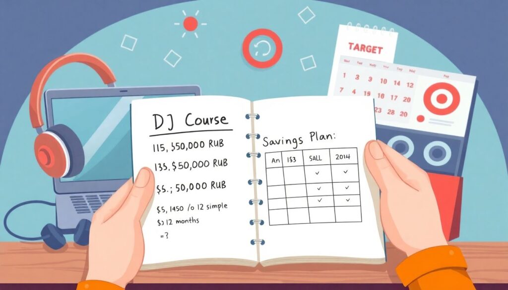 Как накопить на курс диджеинга без финансового стресса и начать обучение быстрее Как накопить на курс диджеинга - иллюстрация