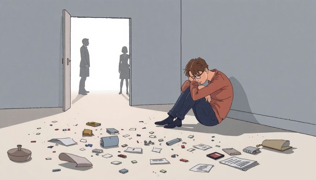 Как поддержать партнера, потерявшего работу - иллюстрация