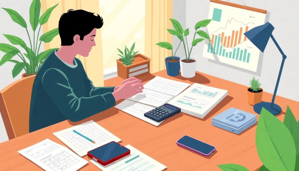 Как вести бюджет на бумаге: шаблоны и примеры - иллюстрация