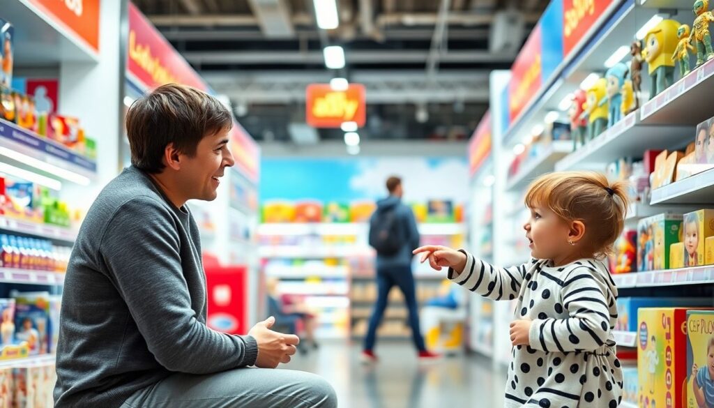 Что делать, если ребенок просит дорогую игрушку - иллюстрация