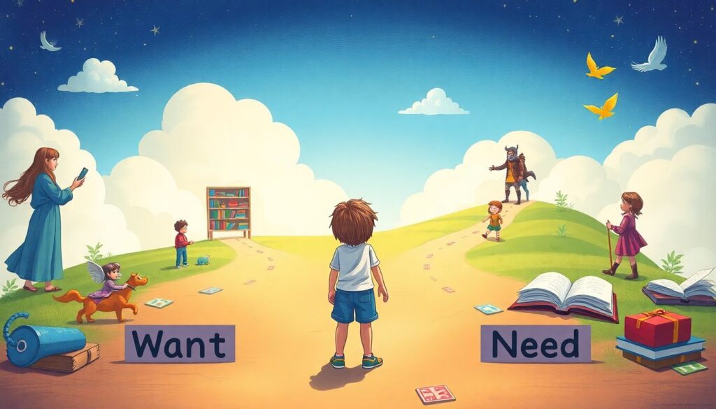 Как объяснить ребенку разницу между хочу и надо - иллюстрация