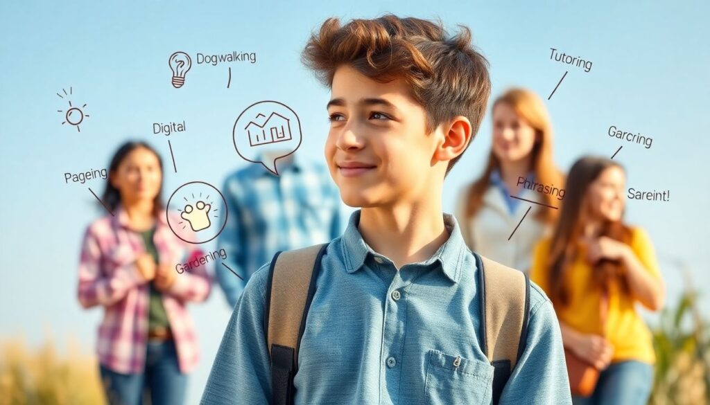 Как помочь подростку найти подработку на каникулах - иллюстрация