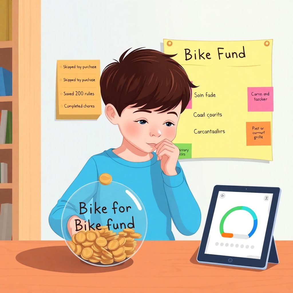 Как научить ребенка откладывать на большие цели