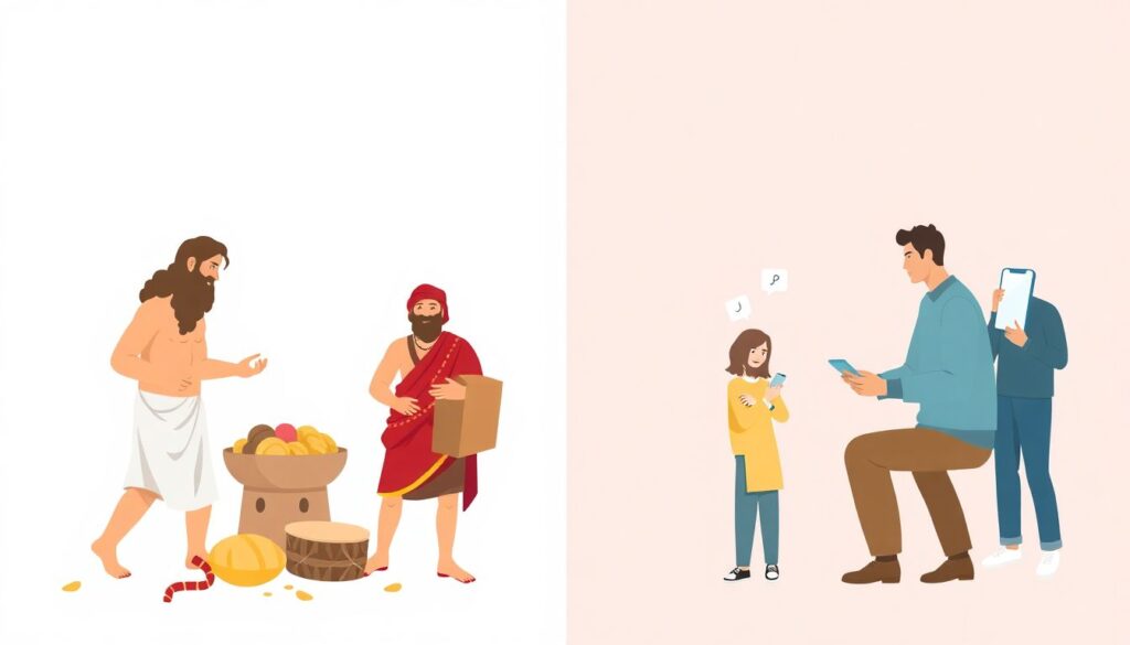 Как обмениваться вещами и услугами (бартер) - иллюстрация