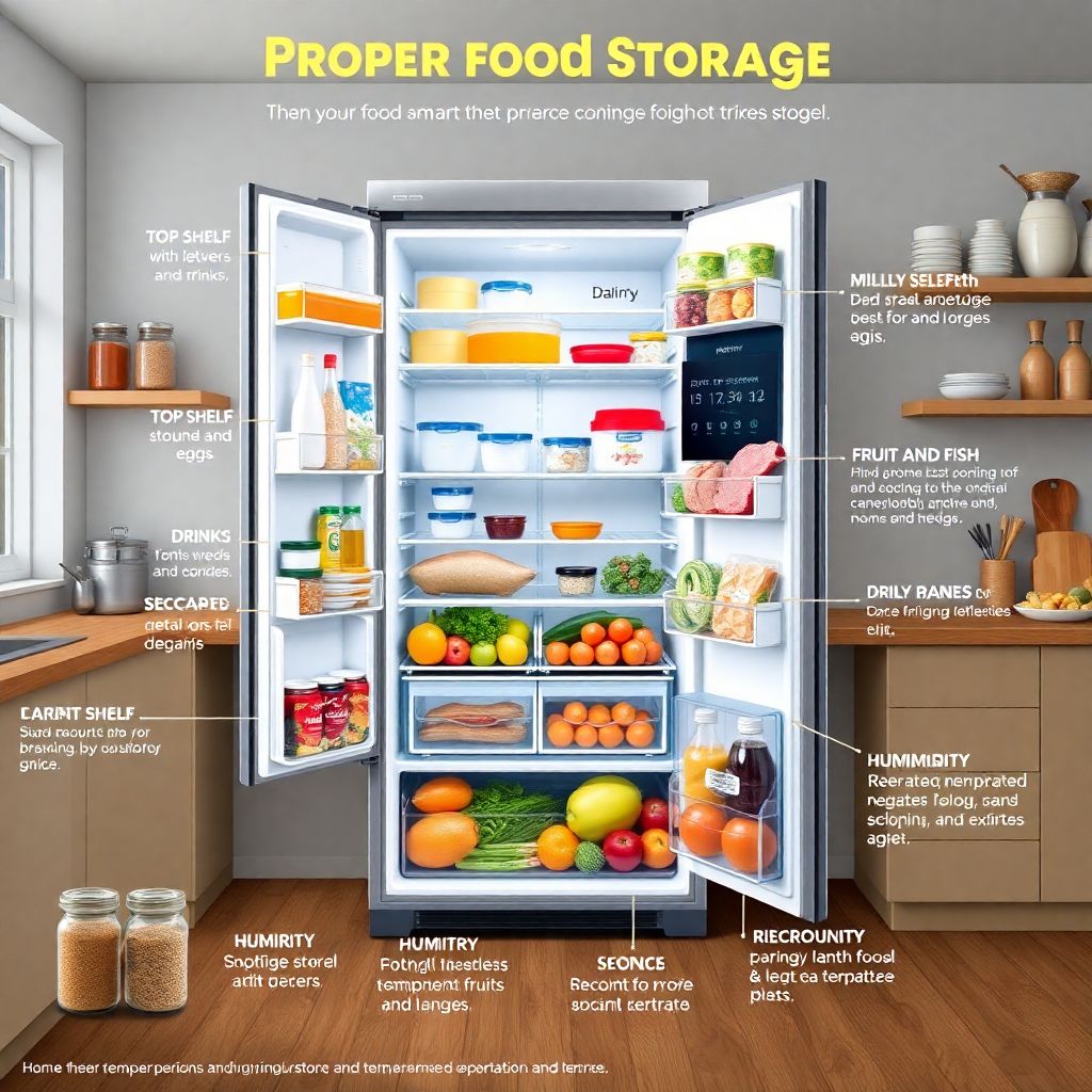 Как правильно хранить продукты, чтобы продлить срок их свежести и избежать порчи Как правильно хранить продукты, чтобы они не портились