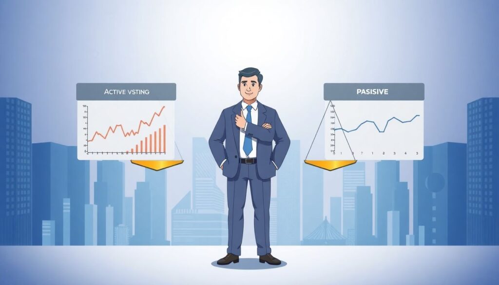 Стратегии инвестирования: активная против пассивной - иллюстрация