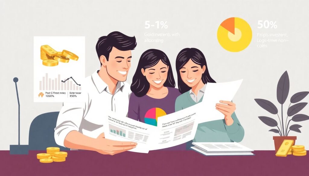 Золото как защитный актив в портфеле семьи - иллюстрация