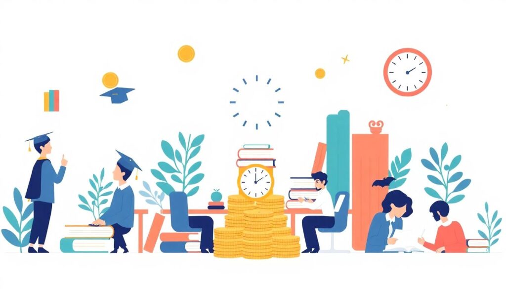 Инвестиции в образование как вклад в будущее - иллюстрация