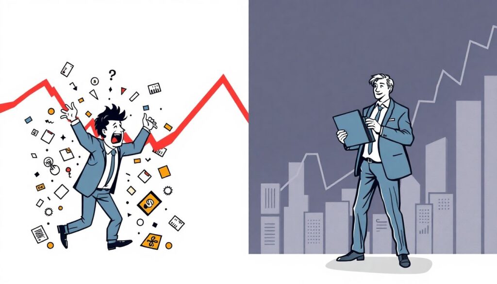 Как не поддаться панике на фондовом рынке - иллюстрация